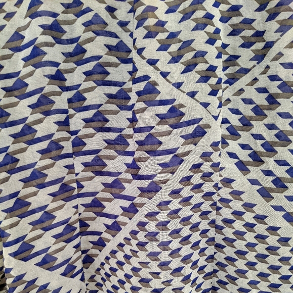 Banana Republic Mandarin Collar Button Down Blouse - Picture 4 of 7